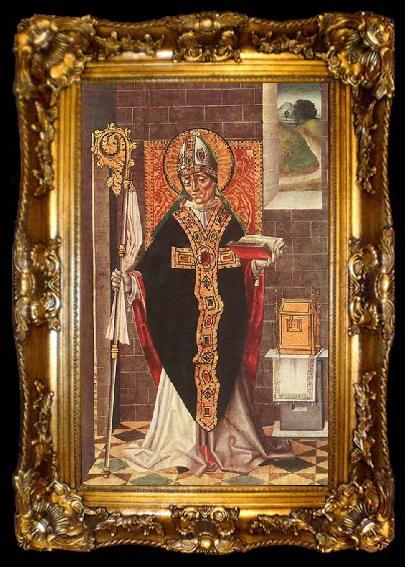 framed  MASTER of Budapest Holy Bishop, ta009-2